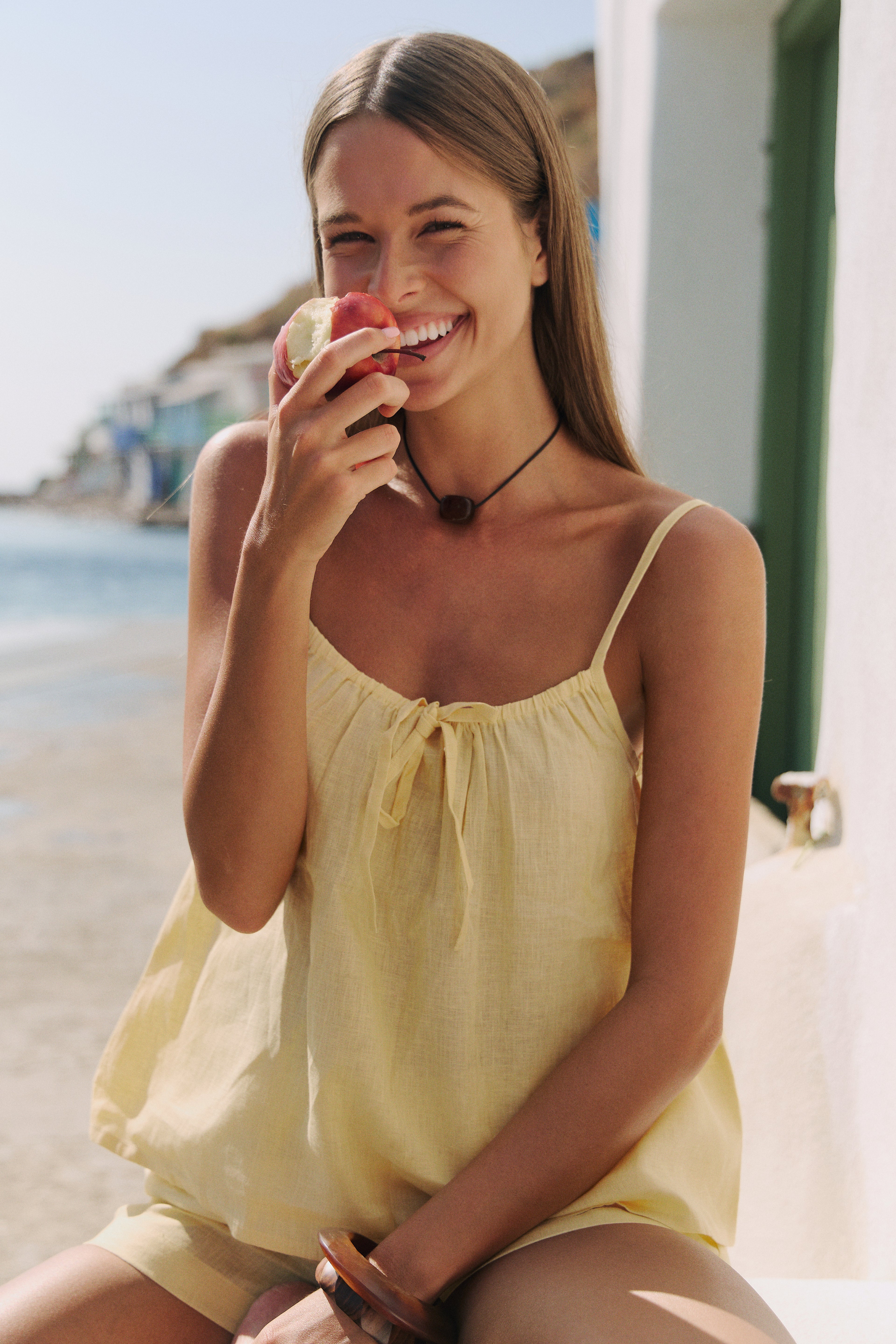 Scoop cami in Butter