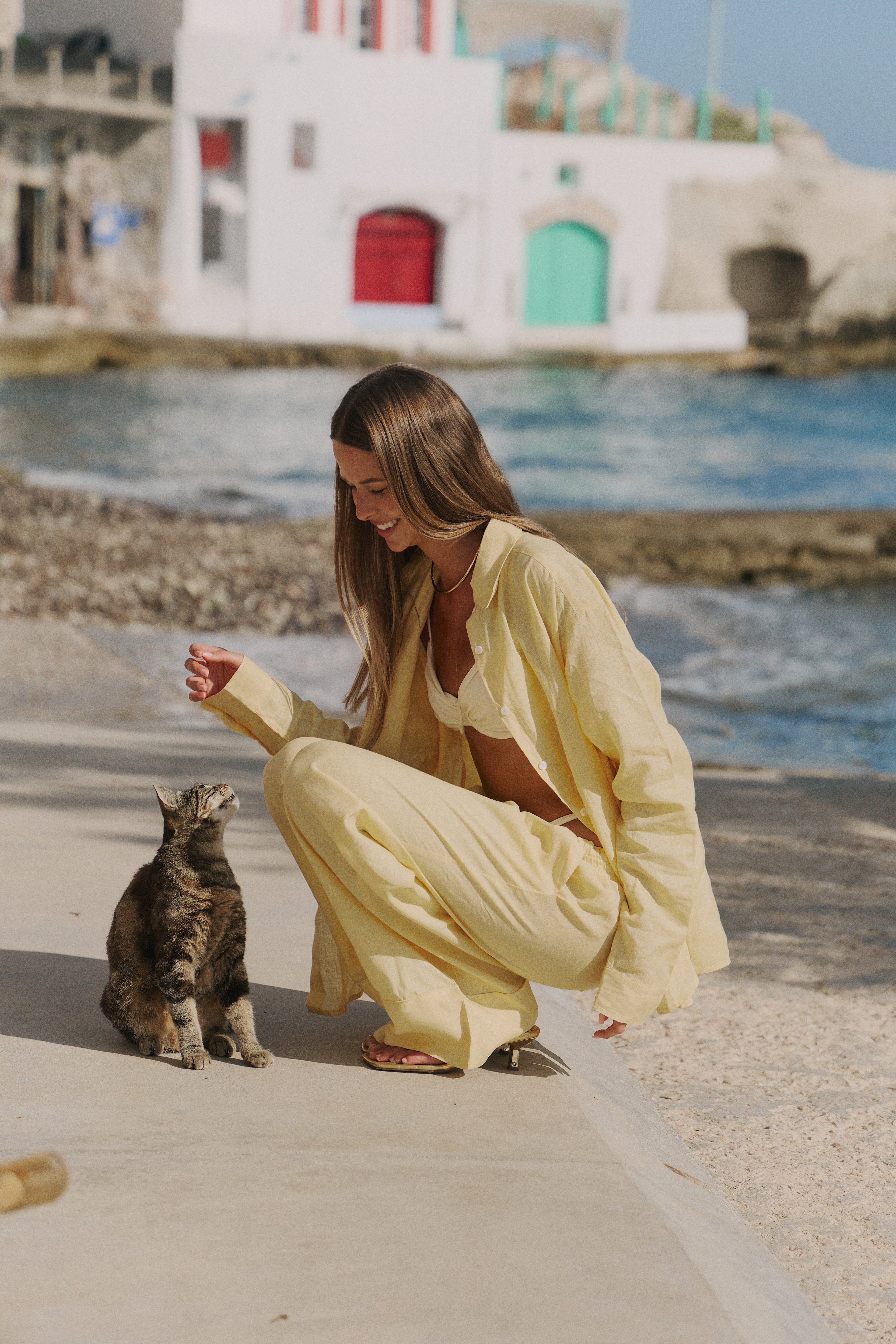 Dia trousers in Butter