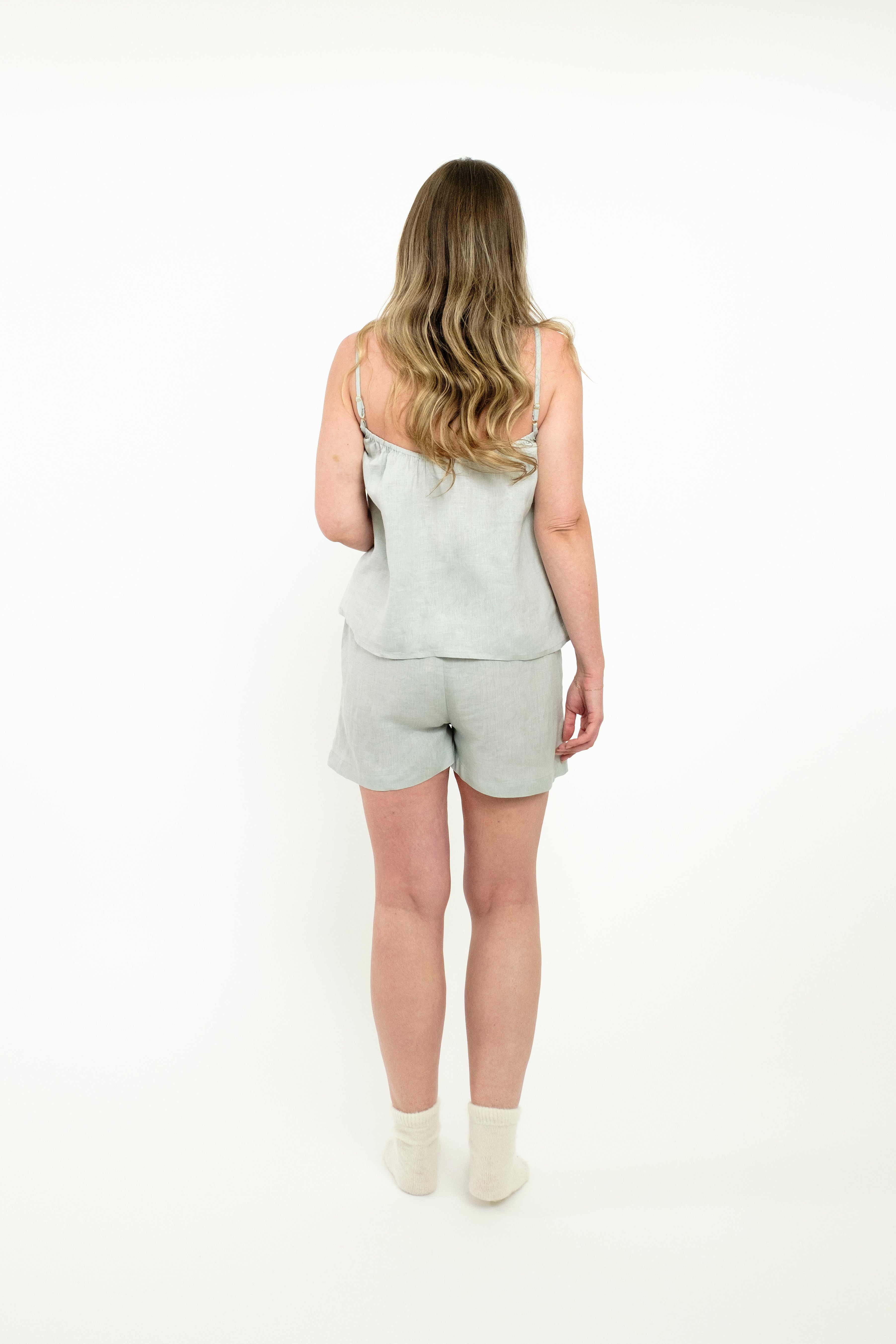 Luna shorts in Matcha