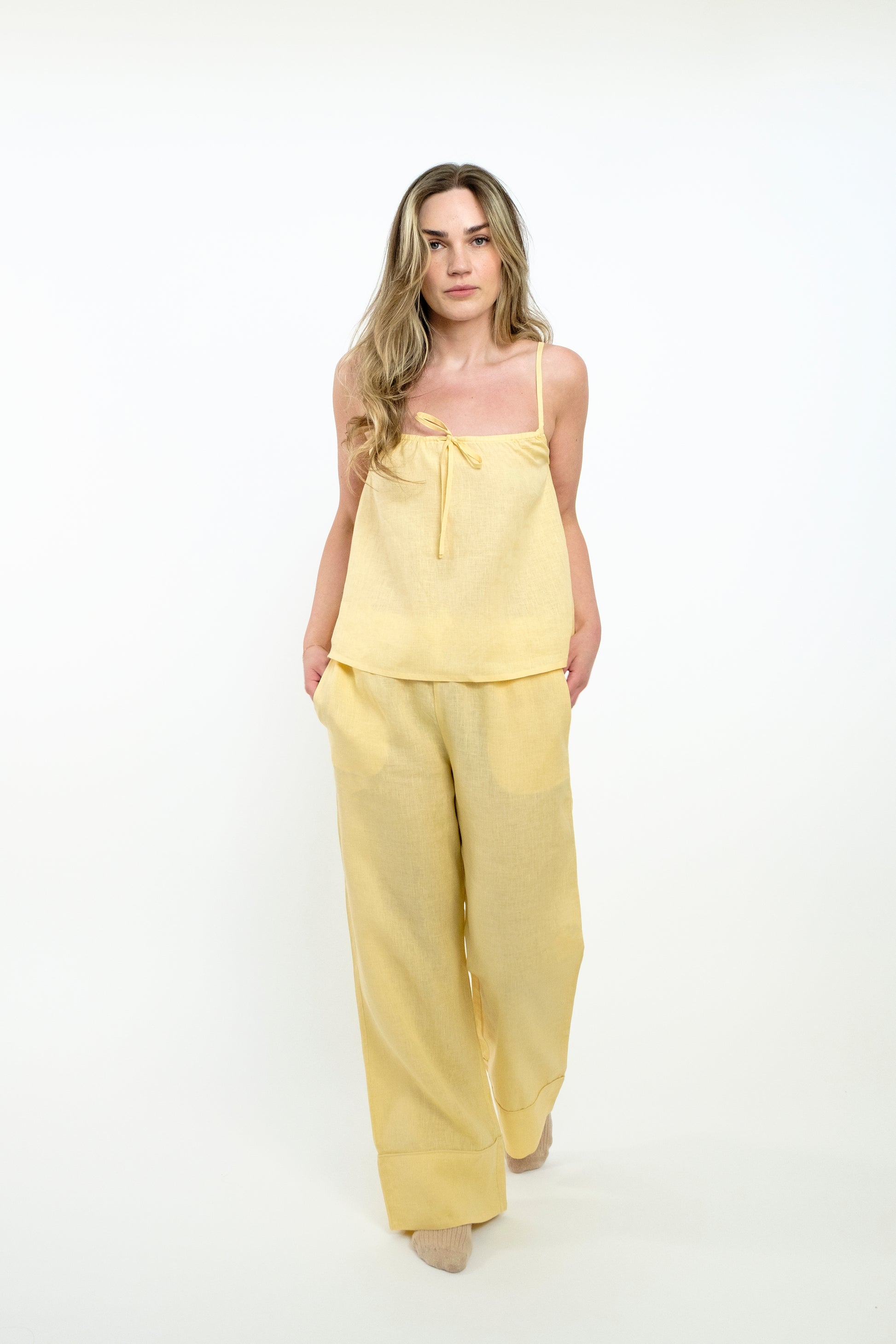 Scoop cami in Butter