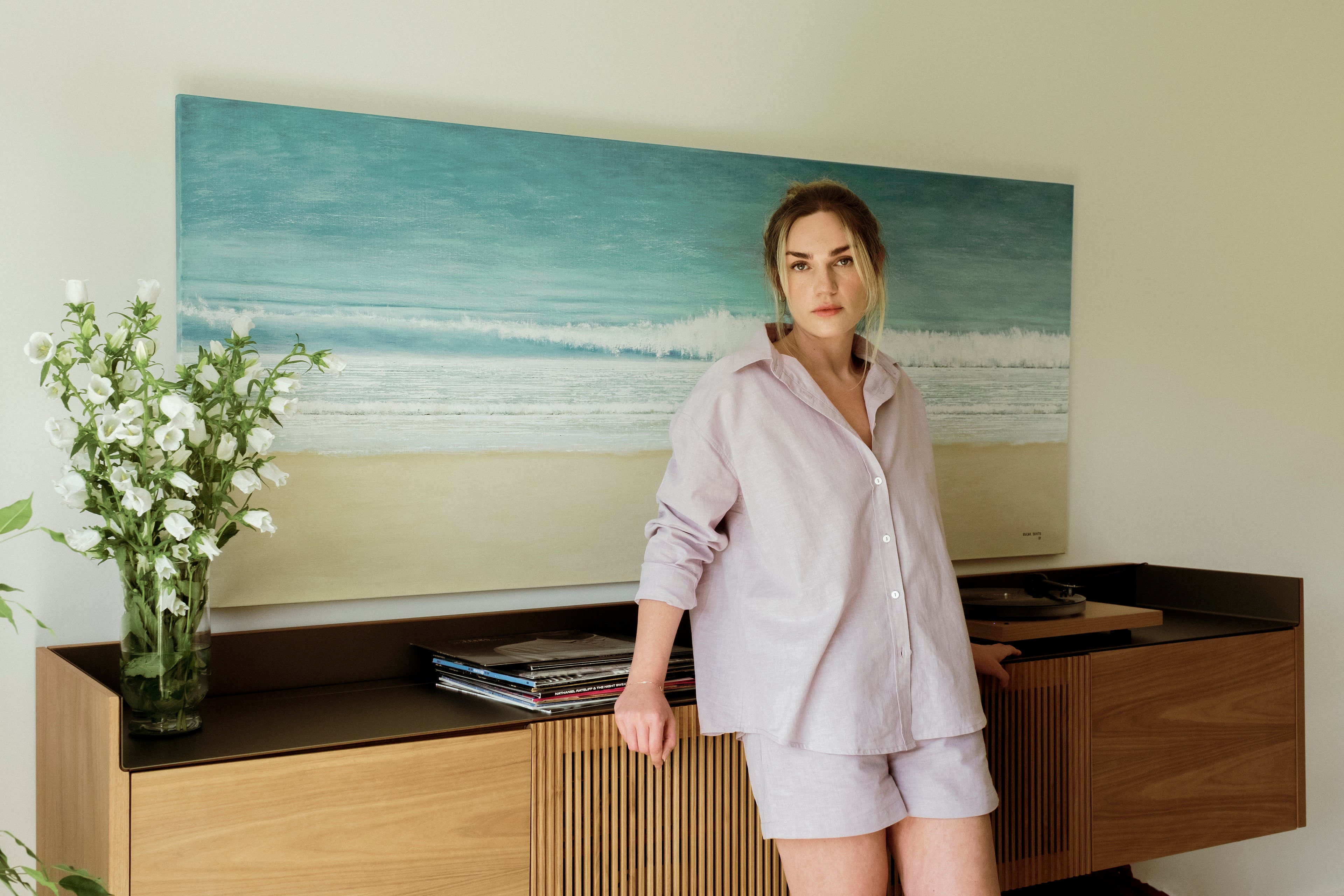 Luna shorts in Lavender